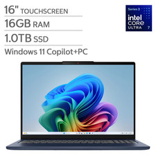 Lenovo IdeaPad Slim 5 16" WUXGA Touch Laptop Ultra 7 355 16GB 1TB 83S6000BUS