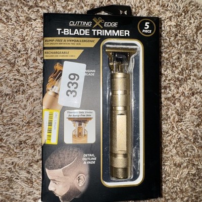 The Cutting Edge T-Blade Hair & Beard Trimmer Rechargeable Shaver (NEW) Open Box