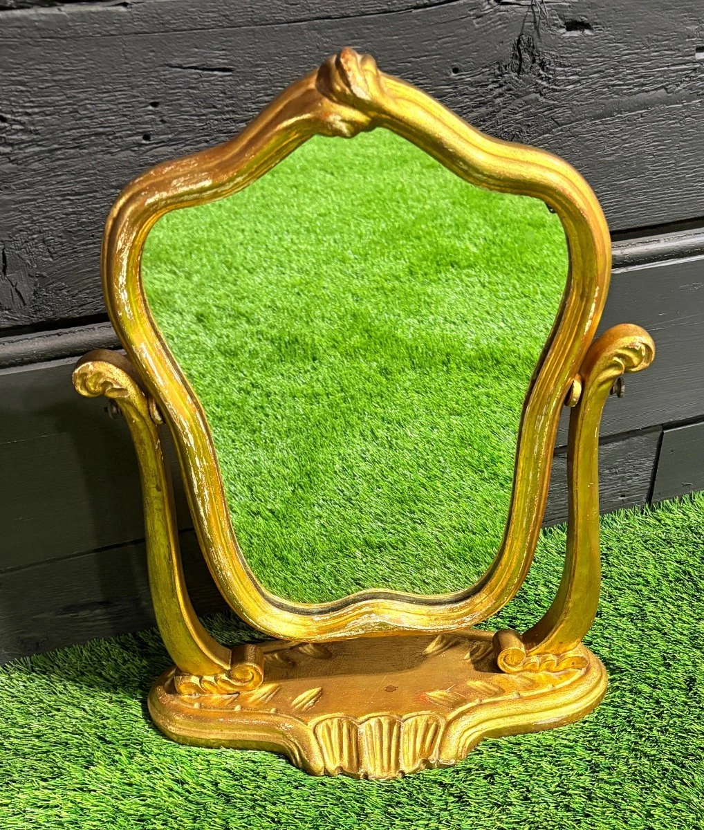 Gold Frame Antique Mirrors Antique 1920-1949 Time Period