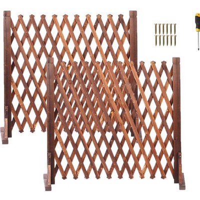 Verstellbarer Holzzaun Gartenzäune ausziehbar Hunde Zaun Kletterhilfe Balkon ...