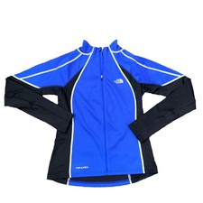 The North Face Jacket Women  s Medium Apex Blue Colorblock Flight Series Full Zip