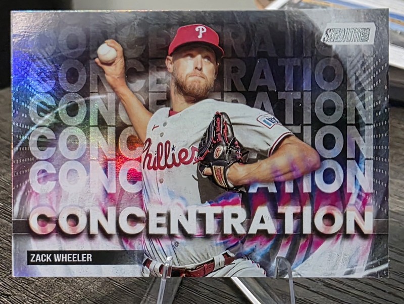 2025 Topps Stadium Club Philadelphia Phillies Zack Wheeler Concentration #C-14