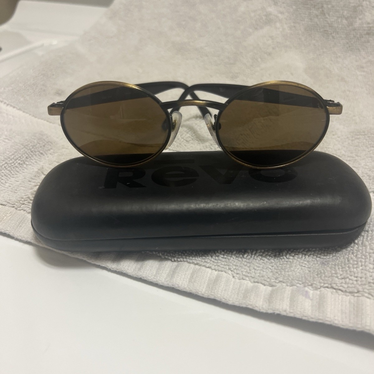 Revo 962 010 RARE Oval Brown H2O polarized vintage 