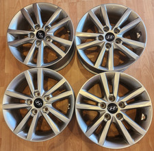 SET OF 16" HYUNDAI SONATA FACTORY OEM ALLOY WHEELS RIMS 16x6.5 2015-2017 5x4.5