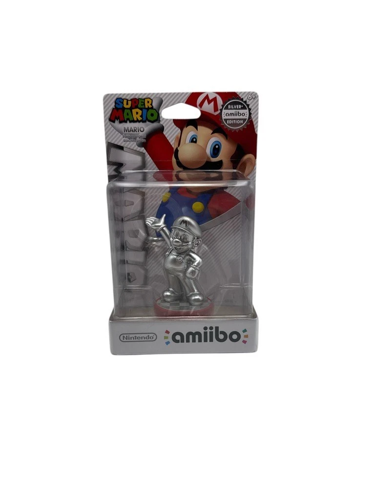 Nintendo amiibo Toys to Life Mario-Silver Edition for sale | eBay