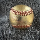 Bartolo Colon CY Young Angels signed Rawlings Official Gold Baseball