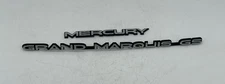 1998 - 2002 MERCURY GRAND MARQUIS GS REAR TRUNK LID EMBLEM LOGO BADGE NAMEPLATE