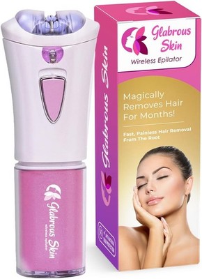 Glabrouse Skin Epilator, Glabrous Hair Remover for Face - Look Pink 