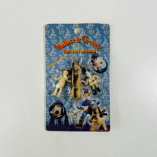 Wallace and Gromit The Curse of the Were Rabbit Phone Strap Rare 2005 - Picture 1 of 2