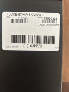 Fluke 87V Digital Multimeter Tool True RMS   With i400 Amp Clamp