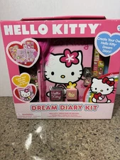 2011 Hello Kitty Dream Diary Kit: Diary, Pen, 94 Stickers, Stamp, Stamp Pad