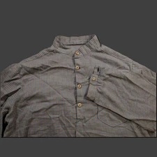 Civil War-era homespun barracks shirt XL 70s reproduction