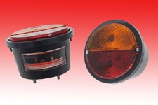 2x Rückleuchte links rechts 12V 24V 132 mm Anhänger Schlepper Rücklicht Traktor