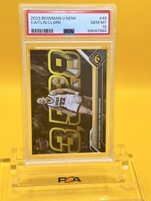 2023 CAITLIN CLARK BOWMAN U NOW #49 ROOKIE PSA 10 Scoring Champion EPIC CARD 🔥