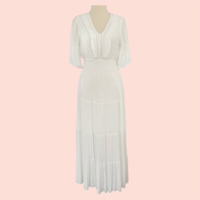 Kings Road White Boho Maxi Dress Size S | eBay Australia Kings Road White Boho Maxi Dress Size S | eBay Australia