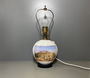KPM Berlin Lampe Berliner Staatsoper Feine Malerei Funktionsfähig 1.Wahl H:46cm