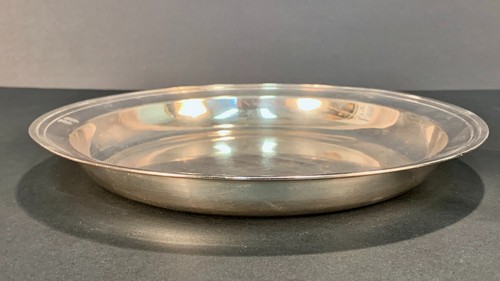 Plato redondo de plata Christofle de 10,5" de colección antiguo - Imagen 6 de 10