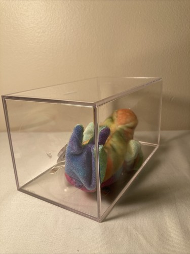 Ty Beanie Baby Nectar the Hummingbird 2000/2001 Tag Errors MWMT w/Acrylic Box - Picture 3 of 16