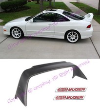 Fit 94-01 2drs Integra Dc2 Jdm Mugen Gen 1 Style Abs Spoiler Wing W Red Emblem