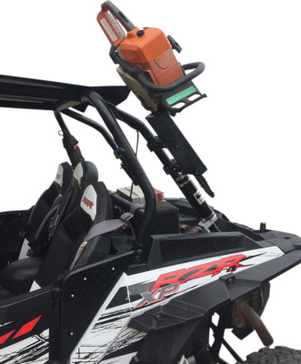 Moose Utility UTV Roll Bar Chainsaw Mount Fits Polaris RZR Yamaha YXZ and Can Am