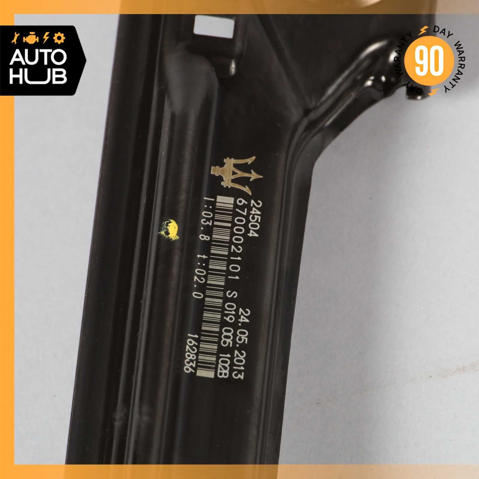 14-22 Maserati Quattroporte M156 Rear Right Side Window Regulator Motor OEM 69k