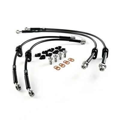 FULL KIT HEL Performance Braided Brake Lines Hoses For Toyota GR Yaris 1.6 2020