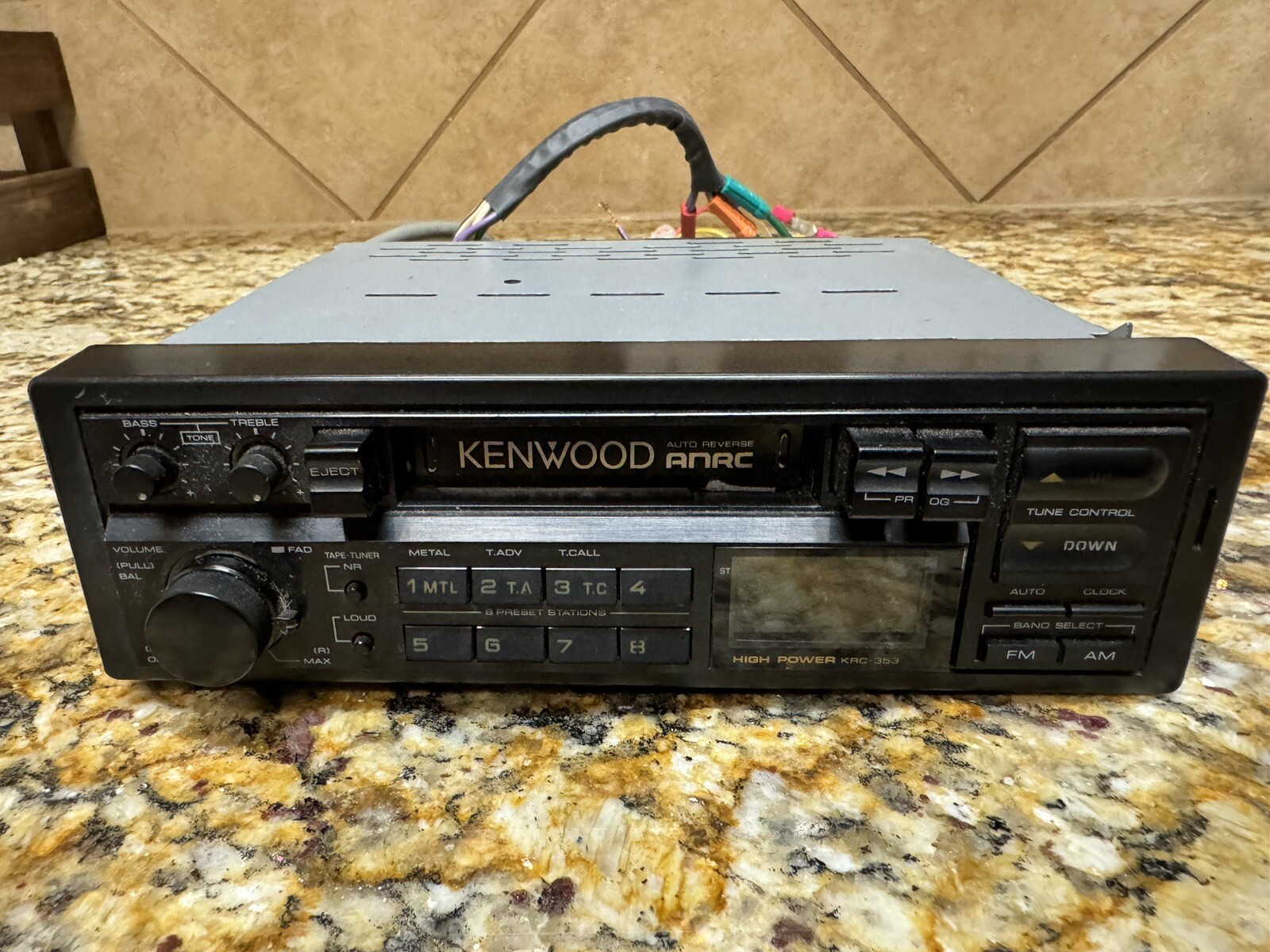 Kenwood Car Stereo Cassette Player Krc353 eBay
