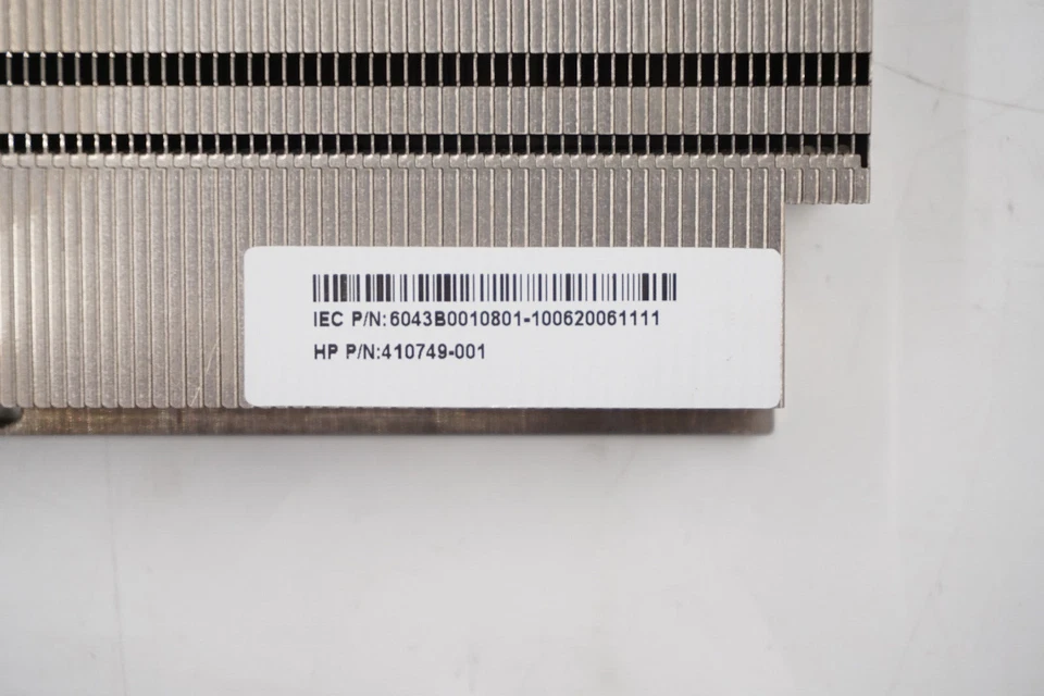 HP ProLiant DL360 G5 Server Server CPU Heatsink P/N: 410749-001 Tested Working - Image 3 of 3