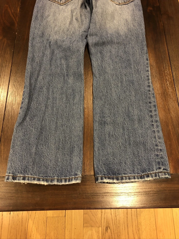 Aeropostale Driggs 修身靴型男孩蓝色牛仔裤 27 X 28 裤子 — 第 4/4 张图片