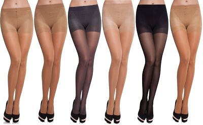 Merry Style Damen figurformende Strumpfhose 40 DEN Strumpfhosen Shape-Effekt S-L
