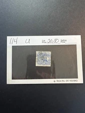 Scott # 114   2024 Scott Catalogue Value $20.00