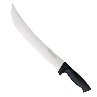 Ergo Chef 12-Inch Curved Cimeter Knife Non-slip handle Black PRODIGY SERIES