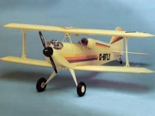 Bi-Fly 25 Biplane 36" Wingspan RC Model Airplane Printed Plans & Templates