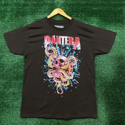 Pantera Snakes and Skulls Heavy Metal Band T-Shirt Size Extra Large