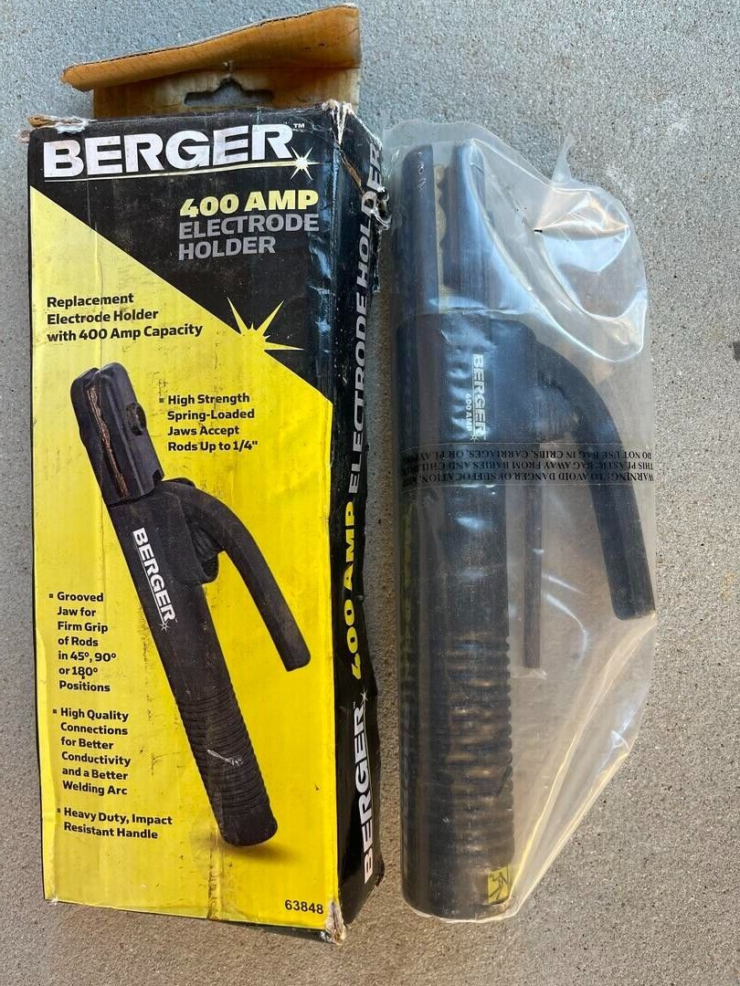 Berger 63848 High Strength 400 Amp Welder Electrode Holder New eBay