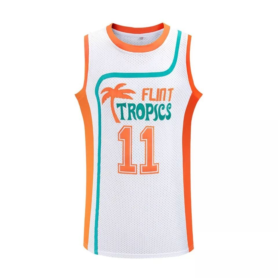 Movie Semi Pro Vakidis #11 Flint Tropics Basketball Jersey Hip Hop