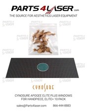 CYNOSURE APOGEE ELITE PLUS WINDOWS FOR HANDPIECE, ELITE 10 PACK