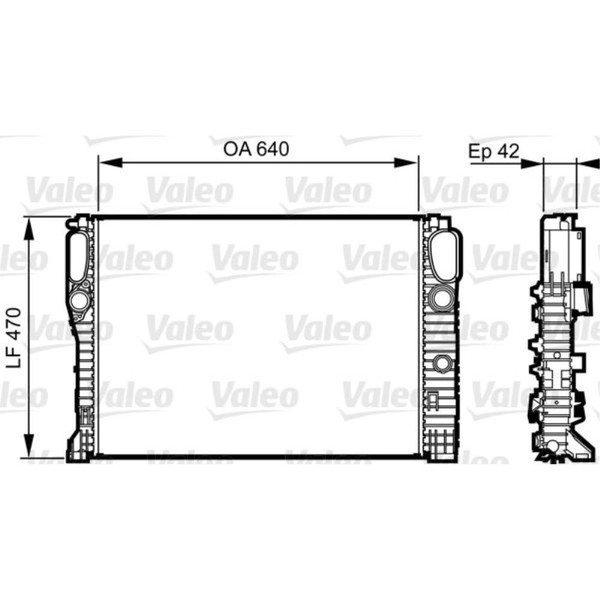 Valeo WasserküHler MotorküHler Alu FüR Mercedes-Benz E-Klasse W211 S211 C219-image