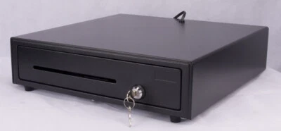 BLITZKASSE KASSENSCHUBLADE KASSENLADE GELDLADE SCHWARZ NEU 41 x 41,5 x 10 Mod: iQCash 410