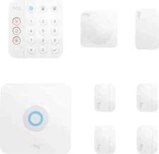 New Ring Alarm 8 Piece Kit 2nd Generation Home Security System - White