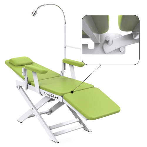Sillon Silla Dental Portatil Plegable Movil con Luz LED Recargable USA - 第 13/19 張圖片