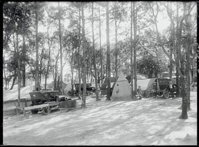 Tourist camp Florida Tent City a winter habit motor tourists 1926 Old Photo