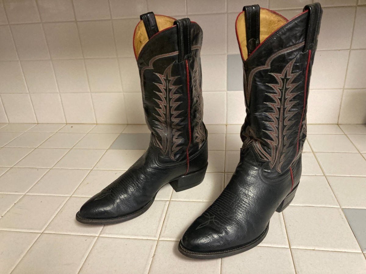 Bottes Cowboy Western Tony Lama - Cuir Bicolore - Taille 10 D - Homme
