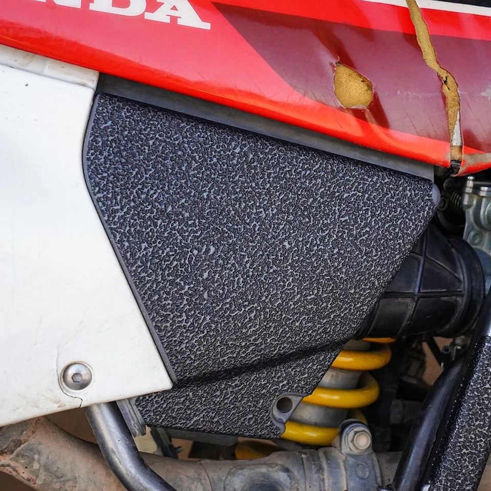 Black Air Box Guards 1996-2004 Honda XR400 Airbox Grip Tape Decal XR400R 400R - Image 2 of 4