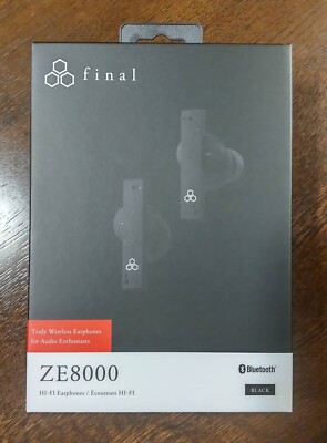 final Complete Wireless Earphone ZE8000 Active Noise Cancelling Black Japan NEU