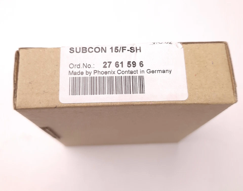 Phoenix Contact SUBCON 15/F-SH Subcon Female Connector 15 Pin, 50v DC, 100 mA - Image 2 of 4