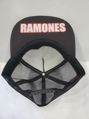 Classic Rock 60s 70s Punk Red White Ramons Seal Colors Trucker Adjust