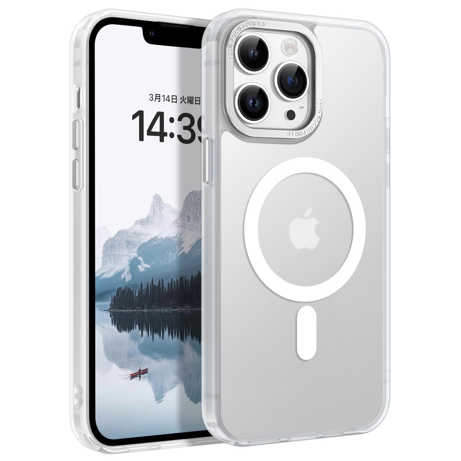 BENTOBEN for iPhone 13Pro Case MagSafe Compatible Wireless Charging Matte T 719