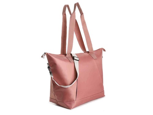 Borsa yoga DSW DOLTY ROSE grande ROSA tappetino tasca leggera weekender NUOVA - Foto 7 di 9