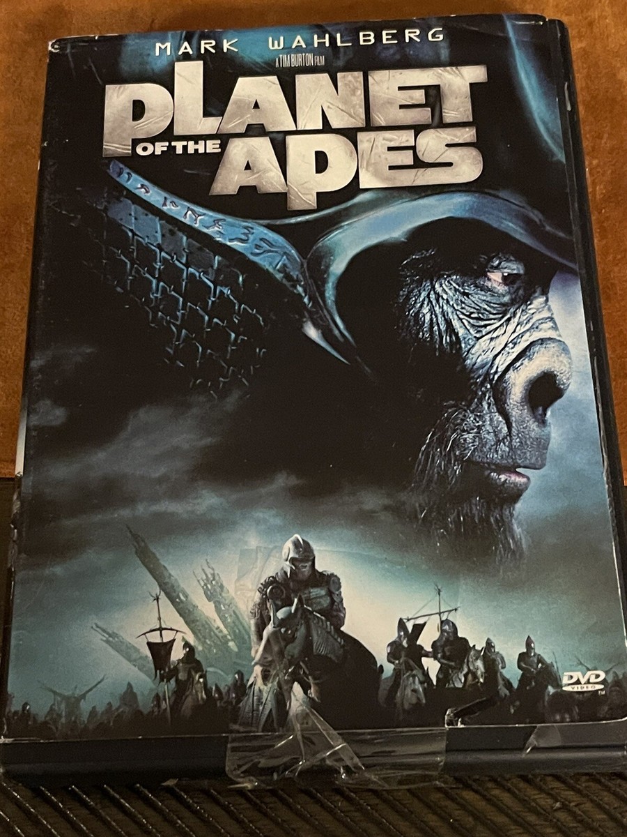 Planet Of The Apes DVD Widescreen Mark Wahlberg 2001 Movie